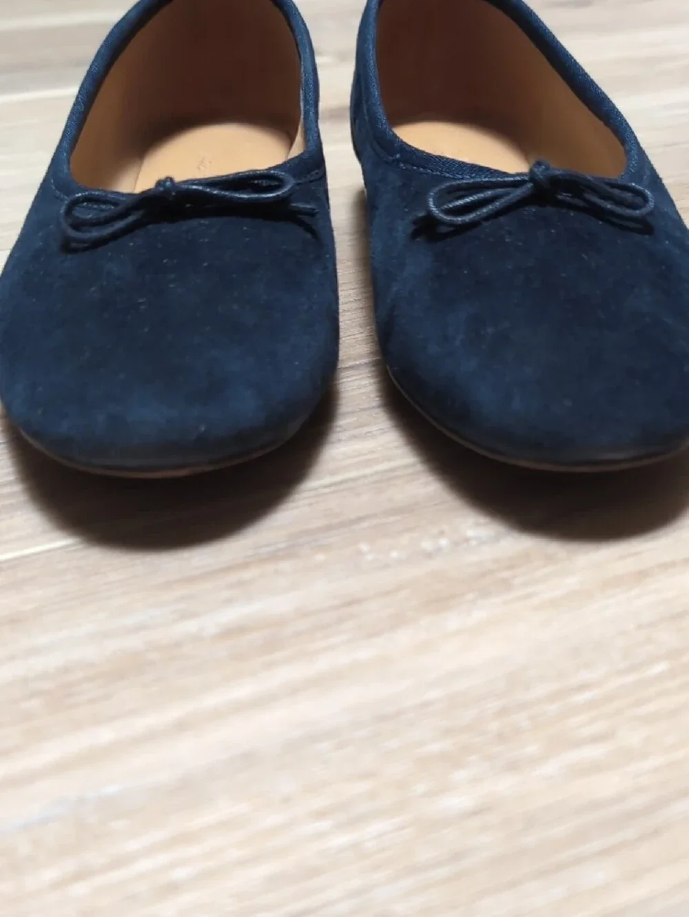 Madewell April Ballet Flats in Suede Blue